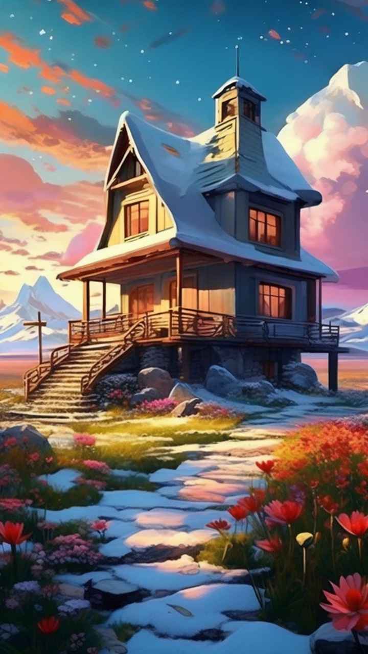 充满活力的绿洲在它的后院各种花 39
