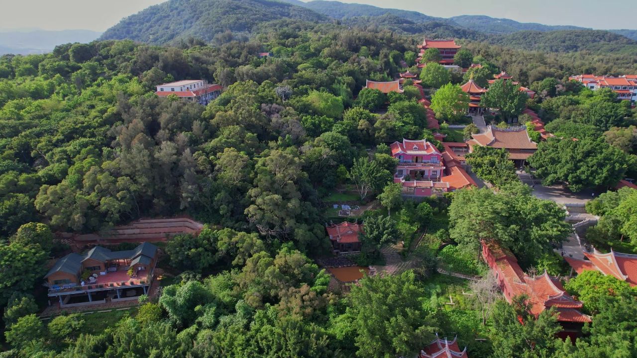 航拍泉州南少林寺