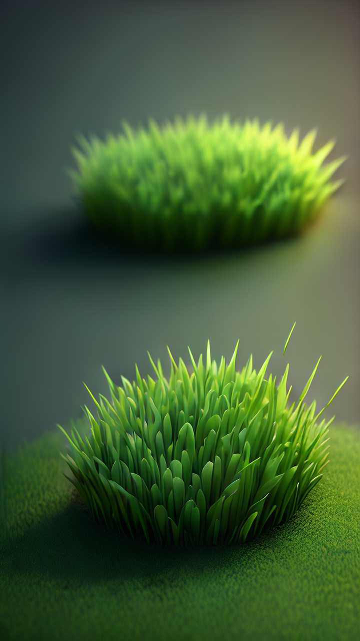 3D绿色小草