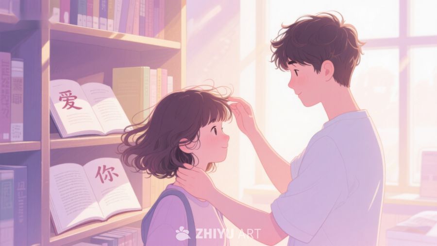 图书馆里的温馨互动 298