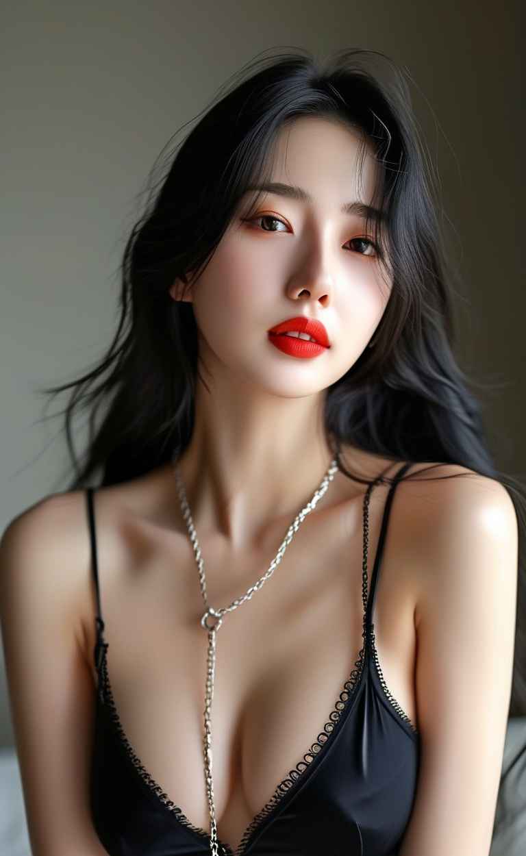 黑色美女性感特写 9