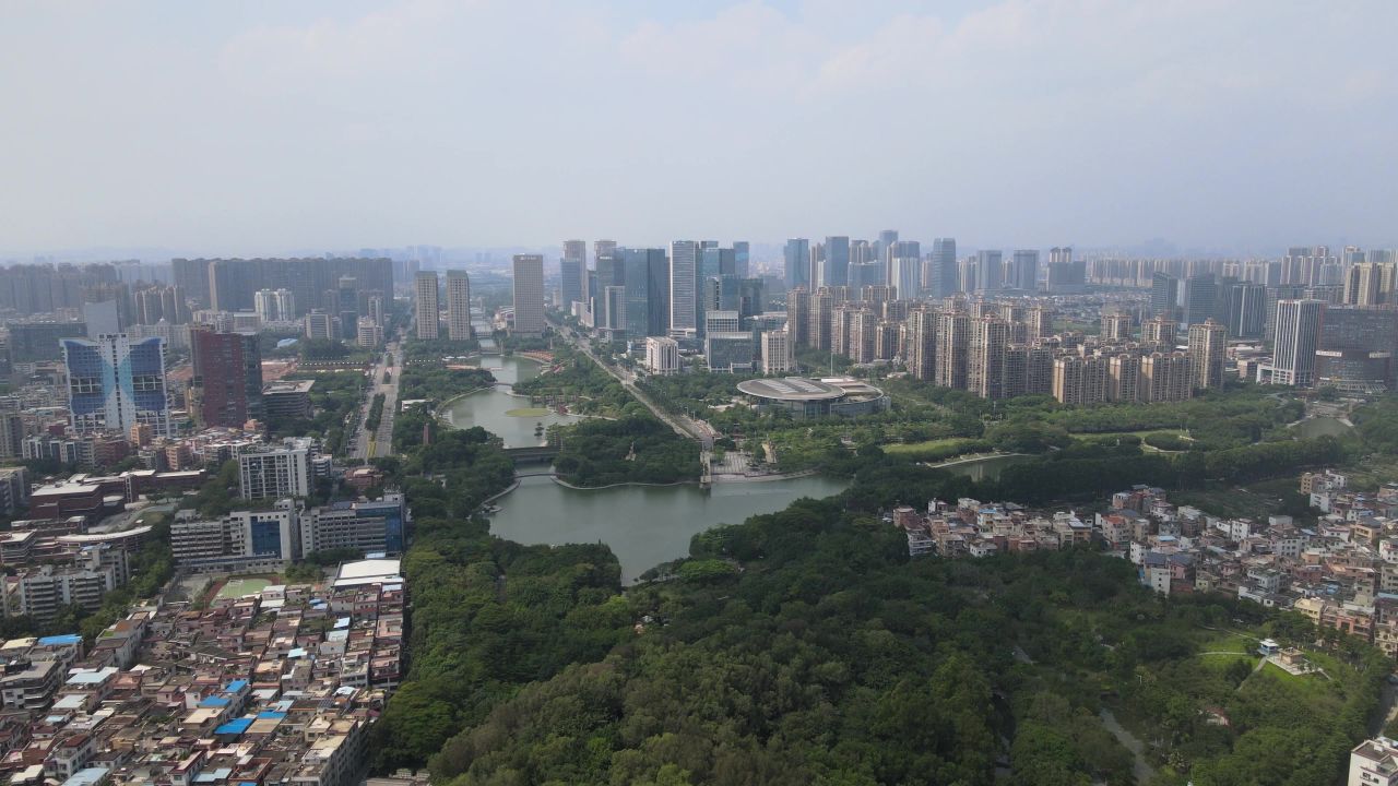 佛山千灯湖航拍