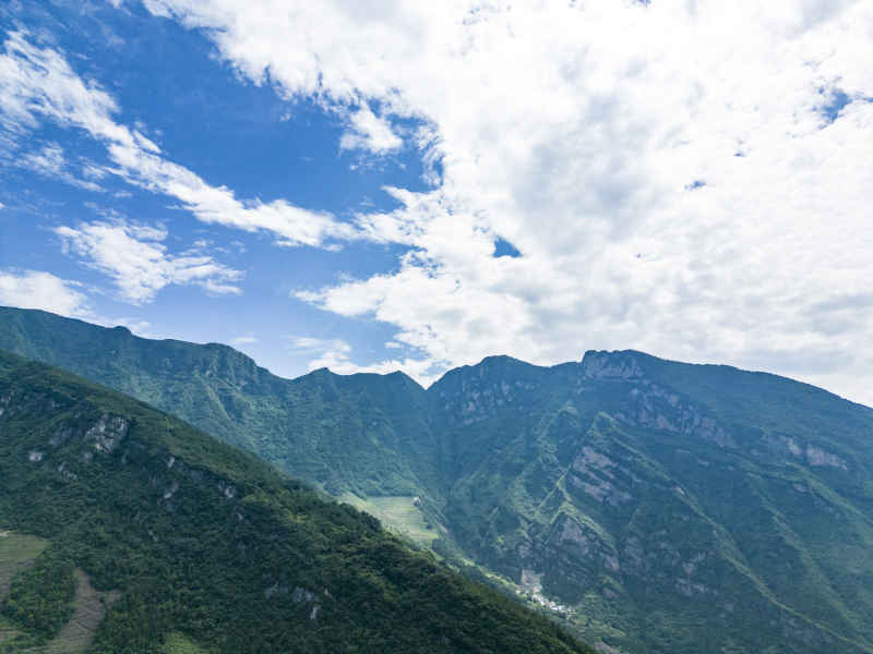 蓝天白云天空