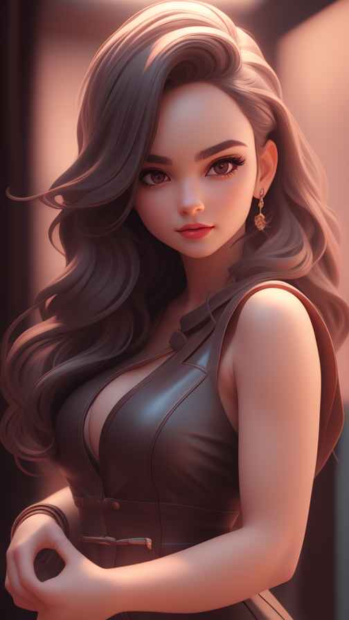 高级感女孩皮衣系列