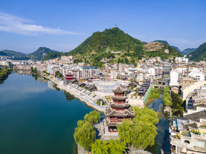 贵州黔东南镇远古镇5A景区
