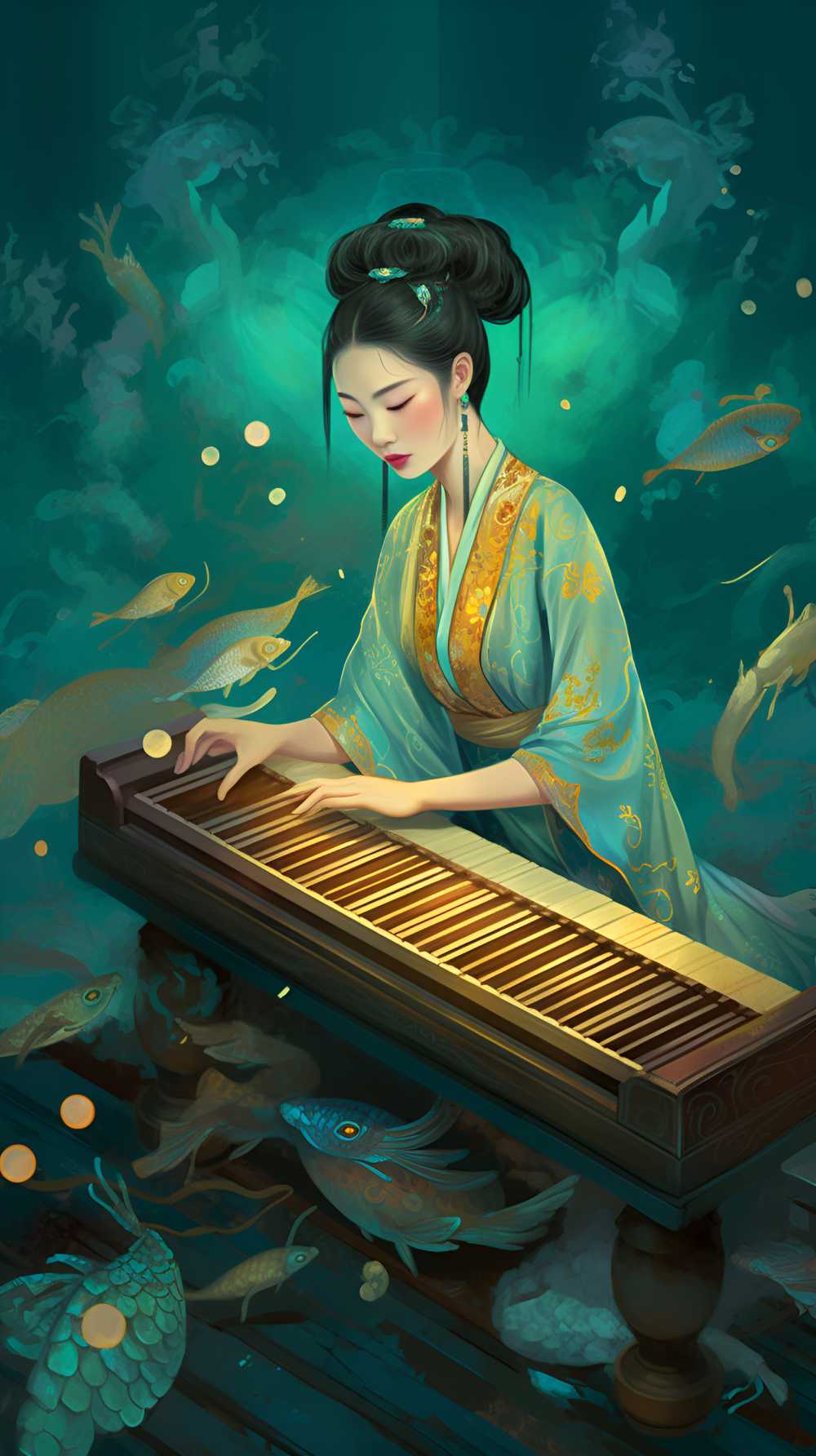 敦煌风格飞天造型