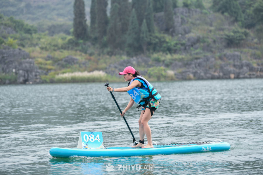 山水间桨板比赛 水上桨板运动 15