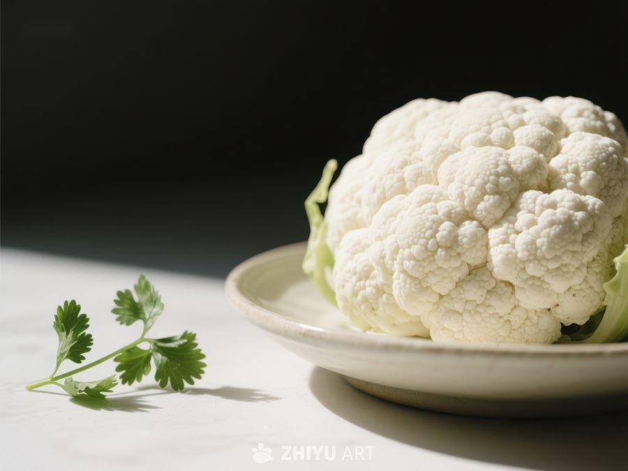 新鲜花椰菜与香菜的静物组合 482