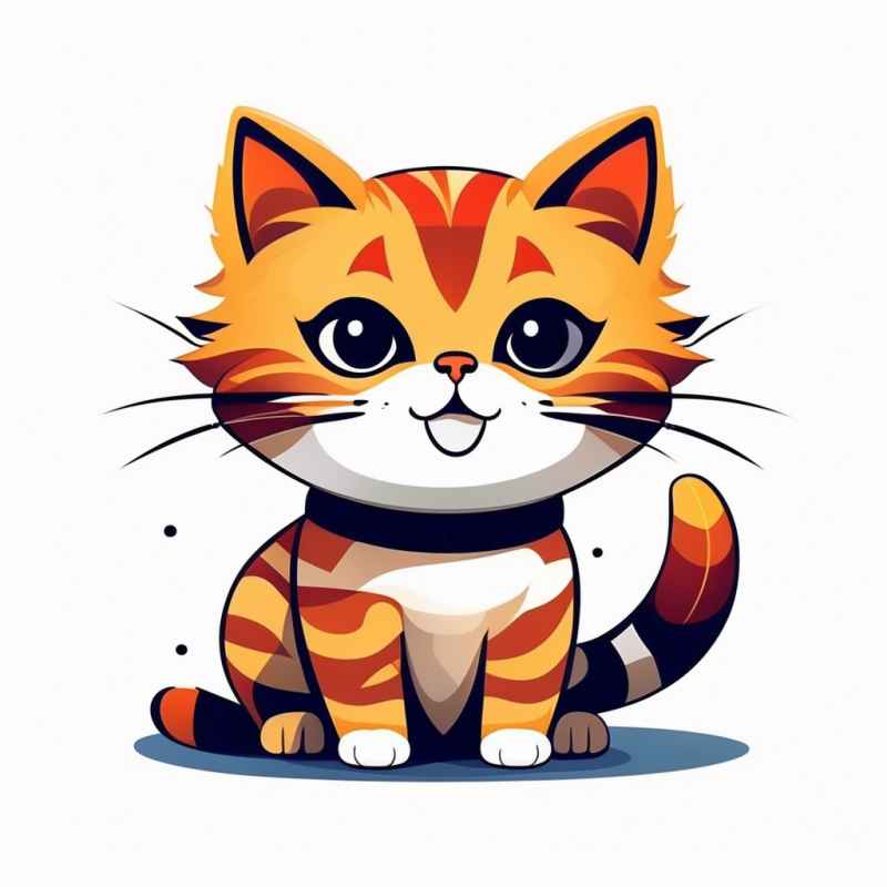可爱的猫咪独立元素 11