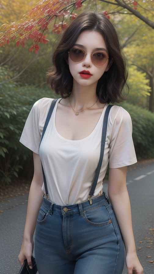 吊带衫女孩