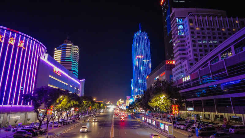 保定中华南大街夜景