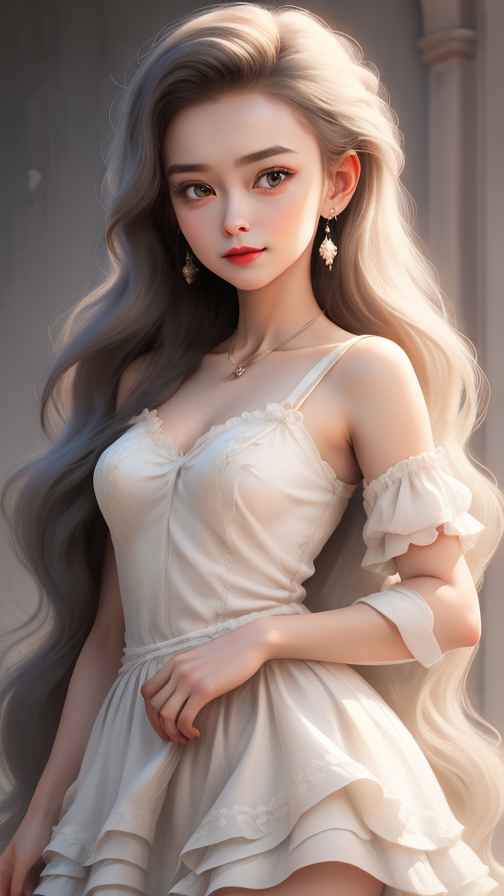 吊带高级美女