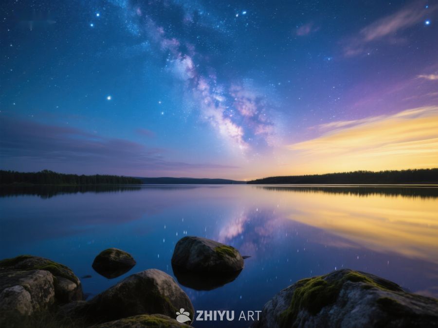 星河映湖，夜色静谧 149