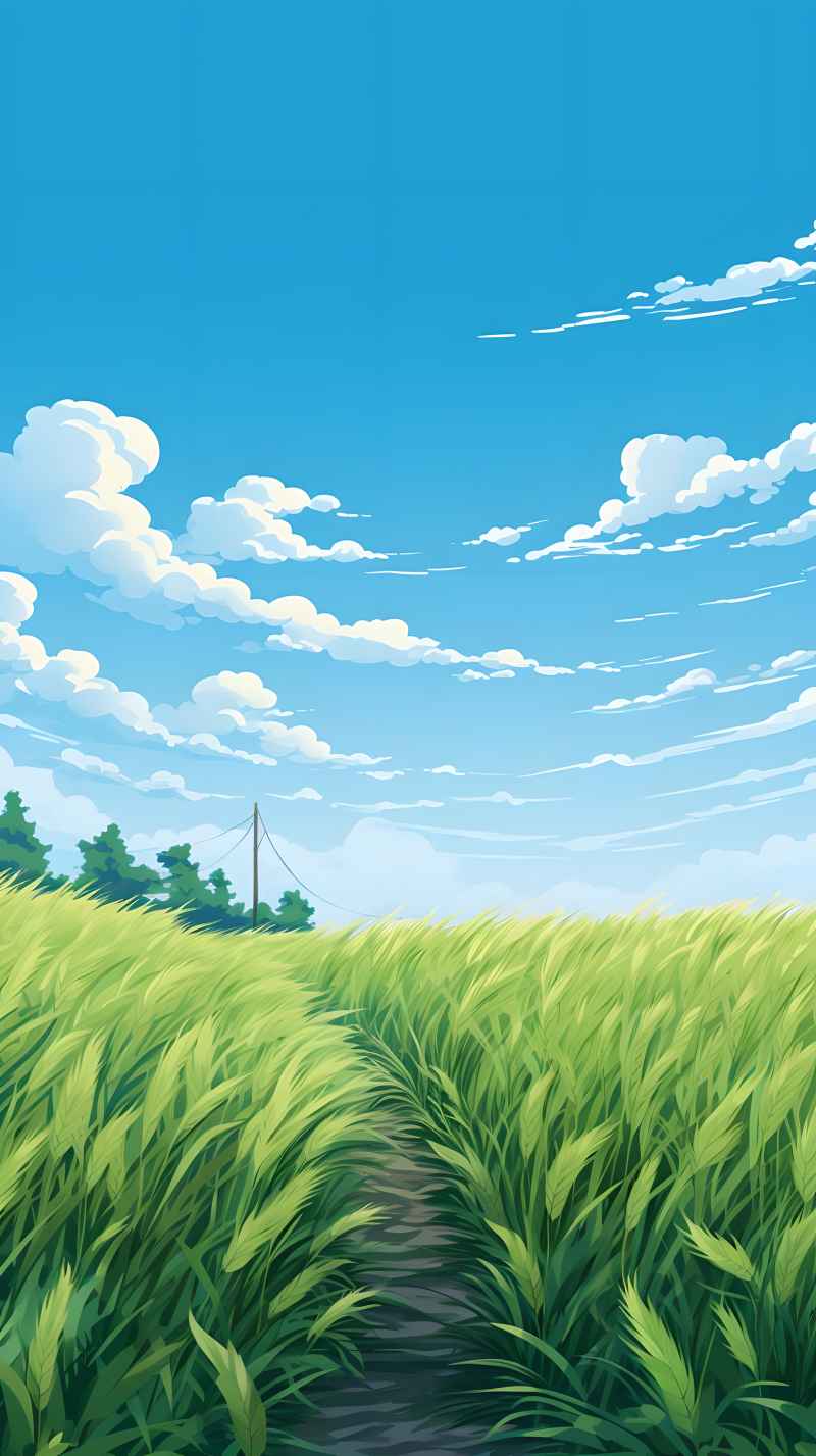 冬季唯美创意背景插画图 65