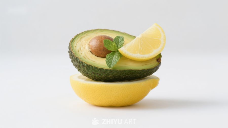 牛油果与柠檬的清新组合