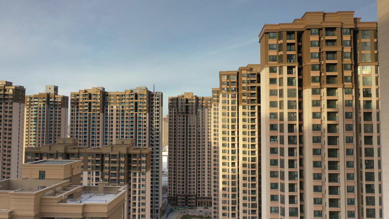 高楼林立的现代都市