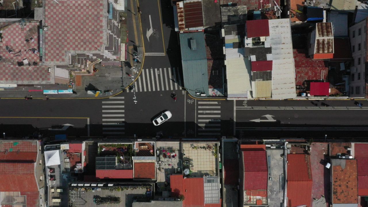航拍厦门棚改区