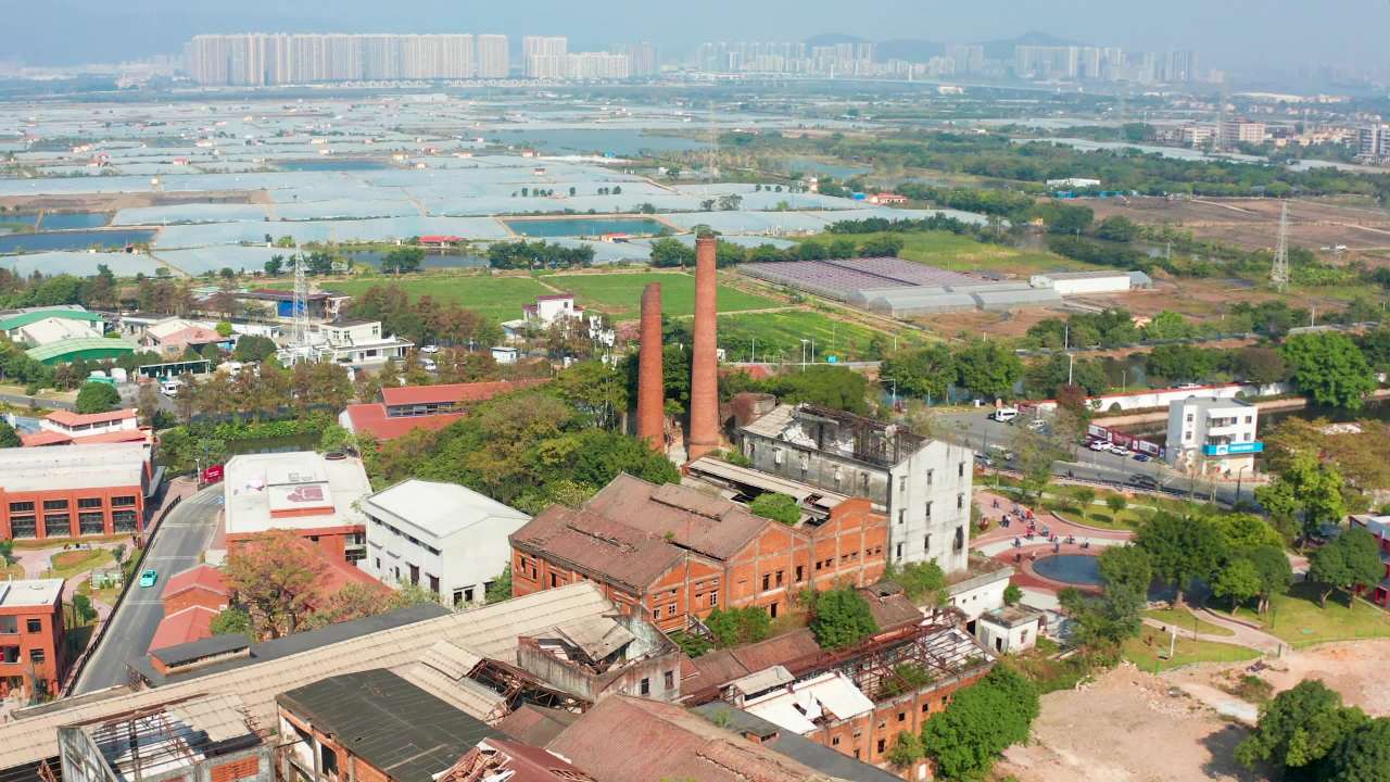 珠海红旗糖厂旧厂房及烟冲 二
