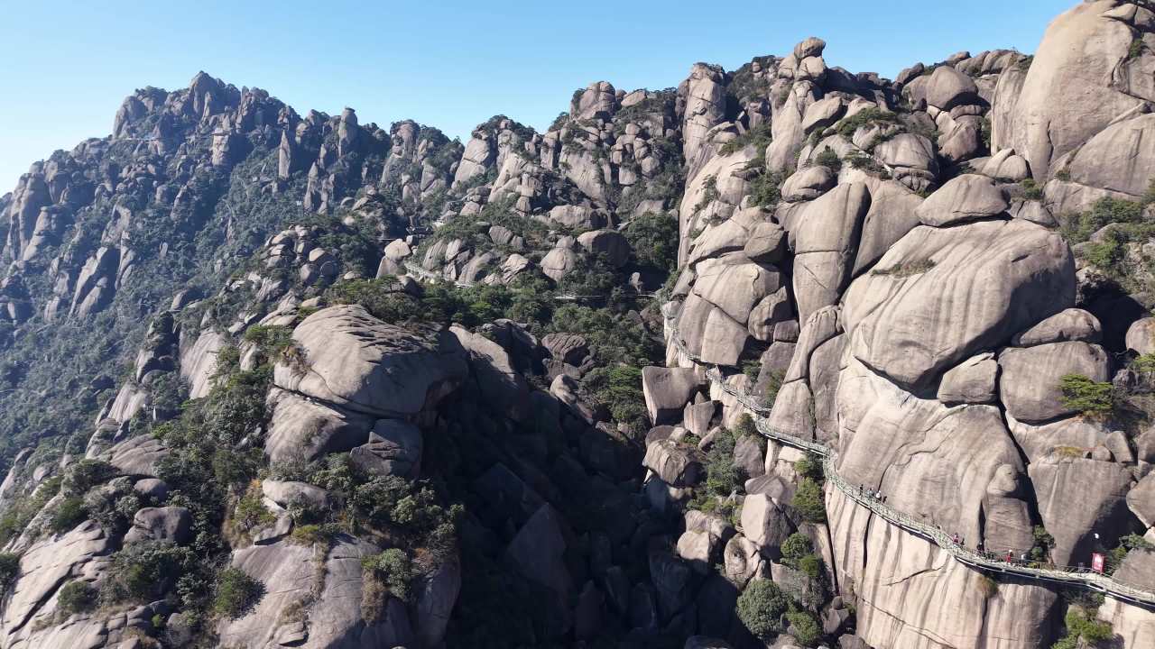 黄山奇石栈道