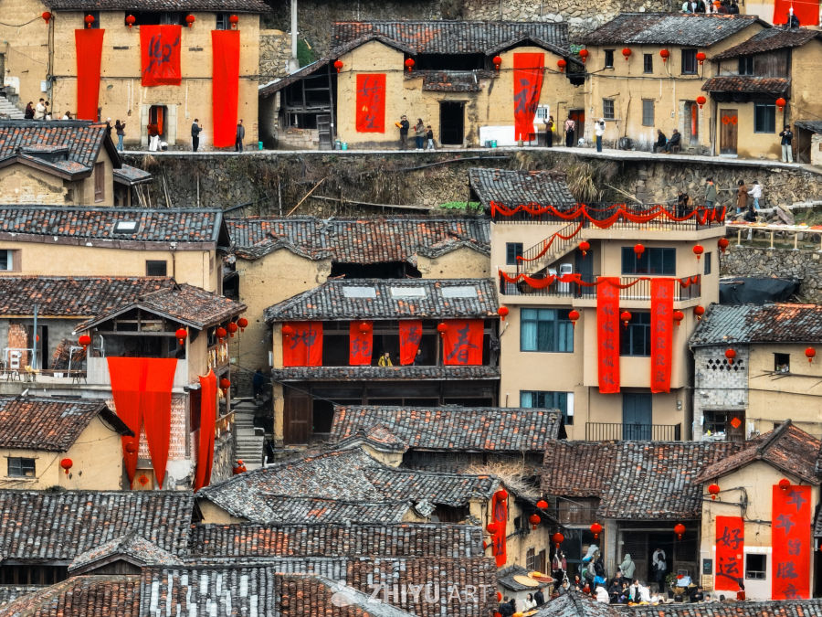 航拍浙江丽水松阳陈家铺村 22