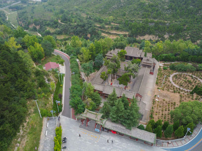航拍山西晋城古建风光 31