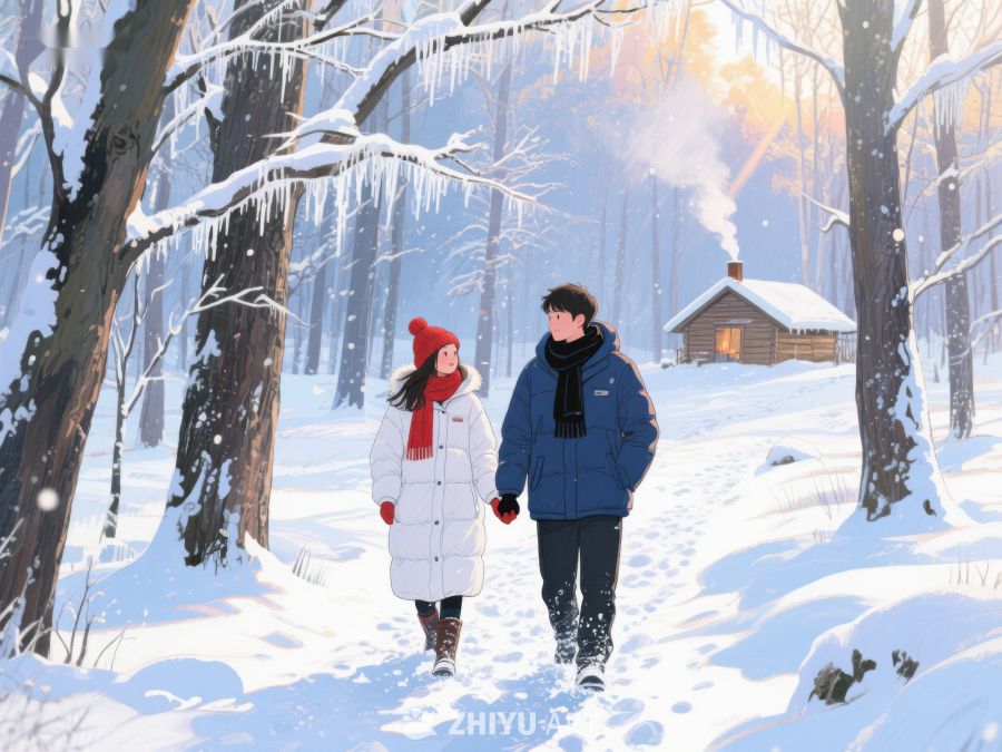 冬日雪林漫步 116