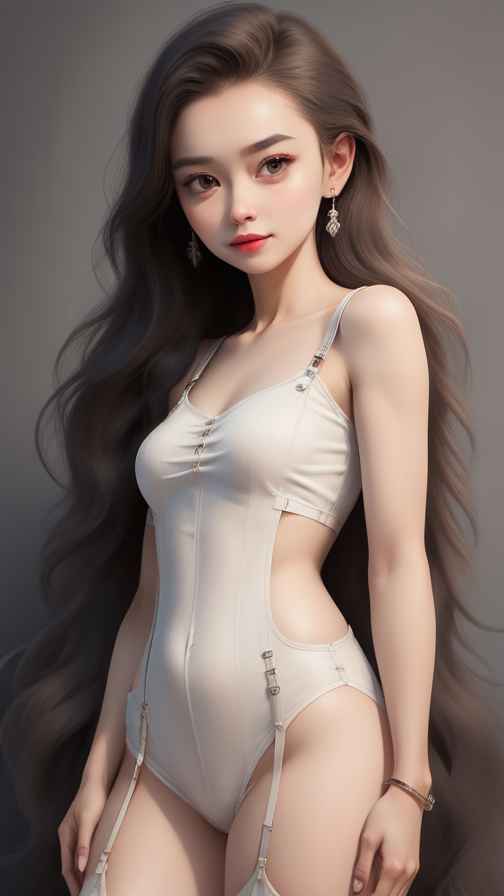吊带高级美女