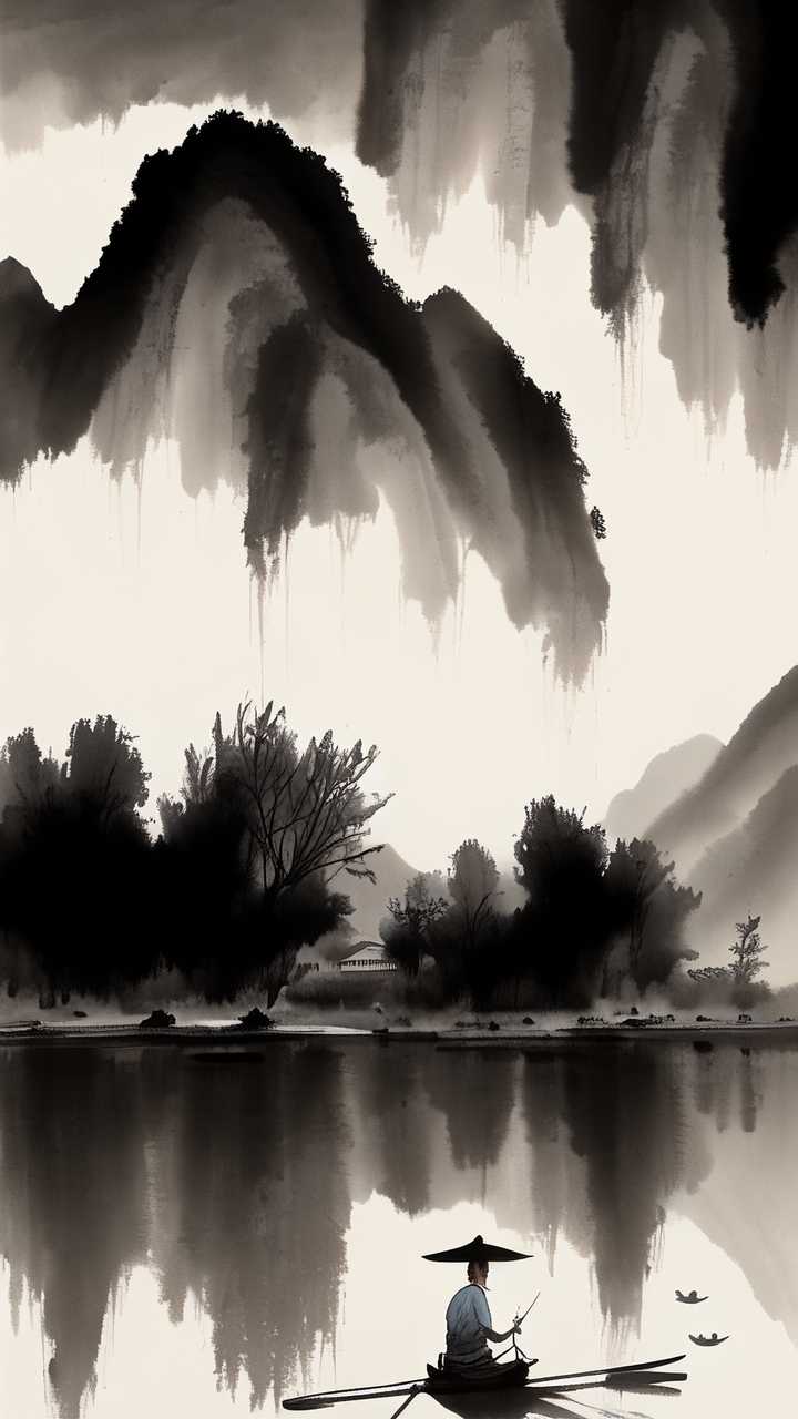 山水画插画