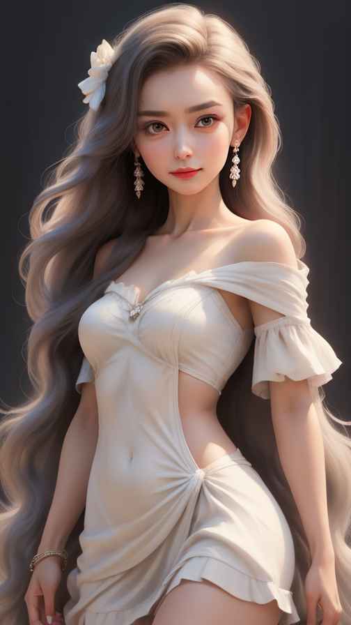吊带高级美女