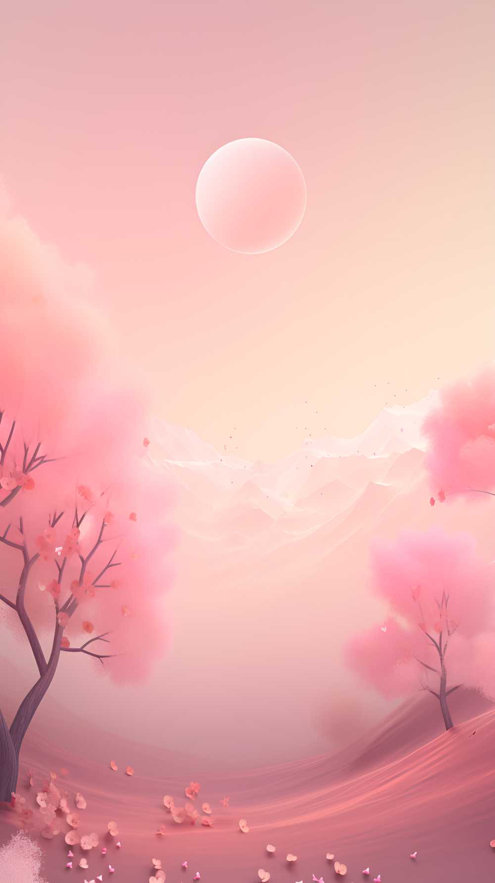 唯美粉色背景图99
