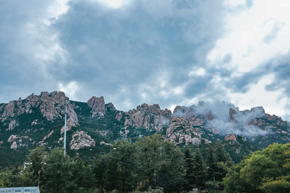 雨后的崂山