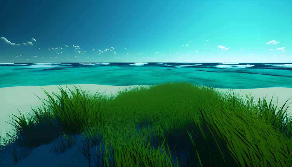 绿色夏季凉快背景图