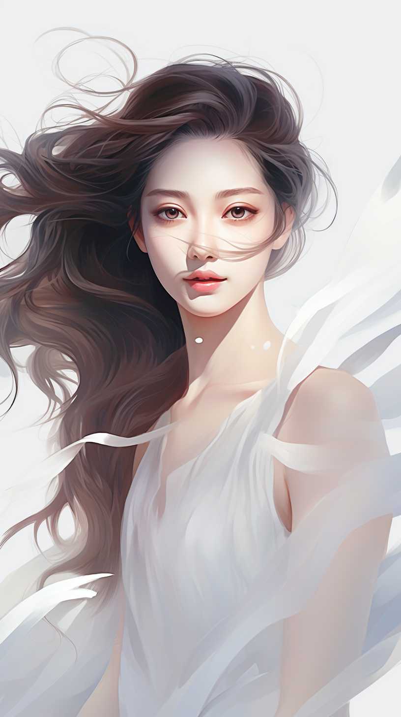 唯美艺术浅白色背景999