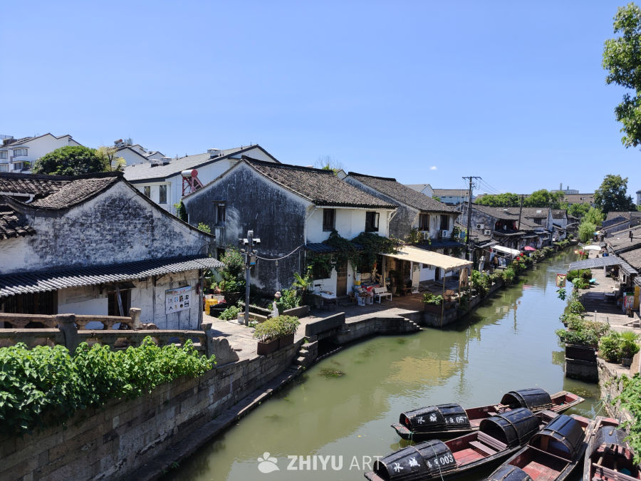 乌篷船与江南水乡