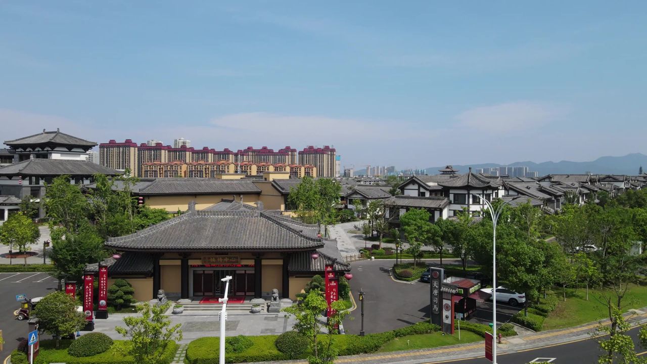 湖南 常德 司马古镇 航拍