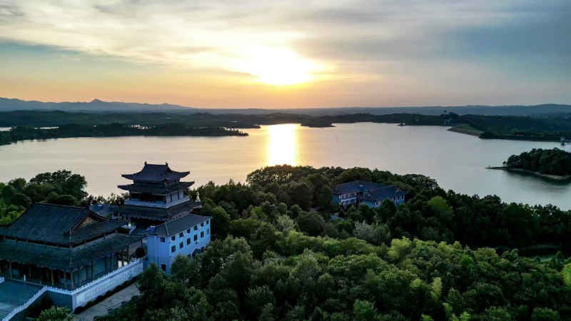 祖国大好河山航拍摄影图