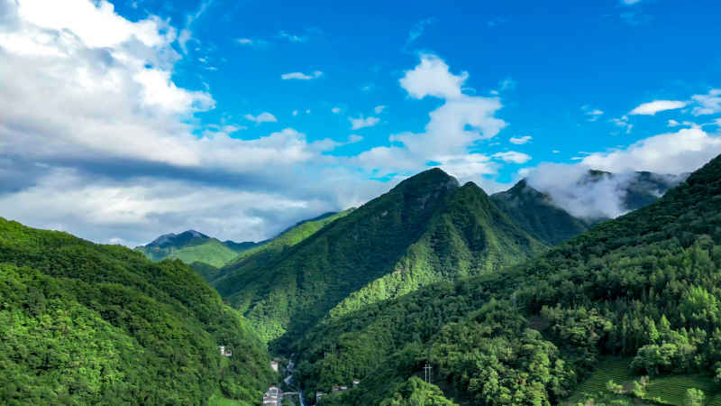 祖国大好河山航拍摄影图