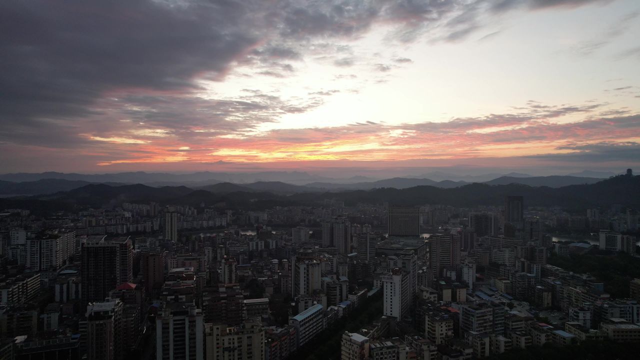 航拍广东韶关