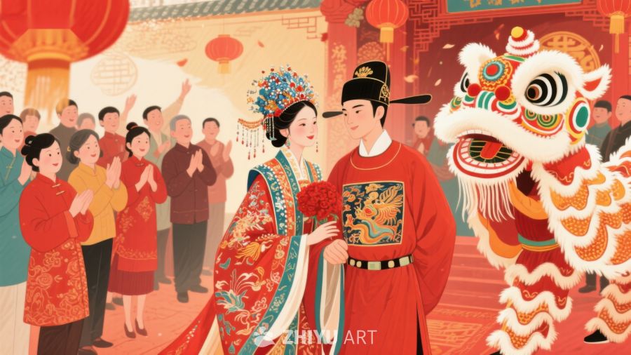 传统中式婚礼现场 88