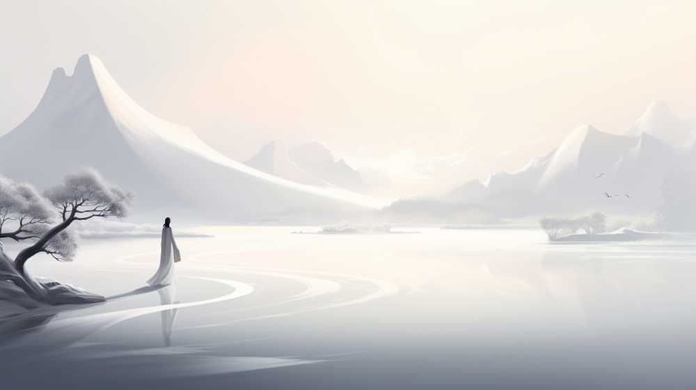 浅色背景艺术创意图