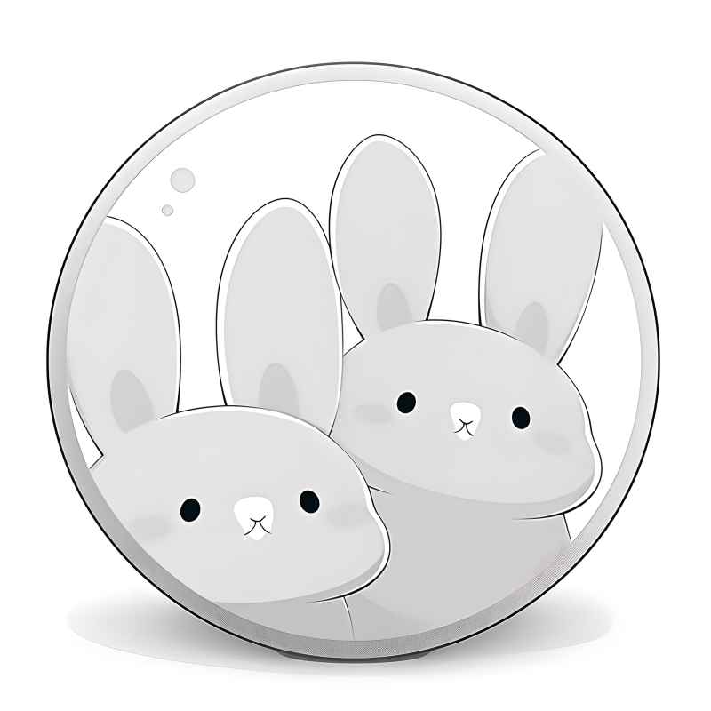 兔子贴纸素材 19