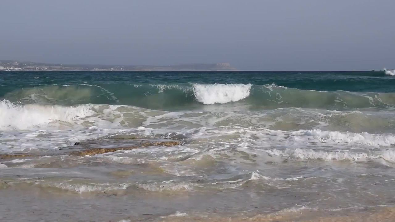 海波自然海滩海洋