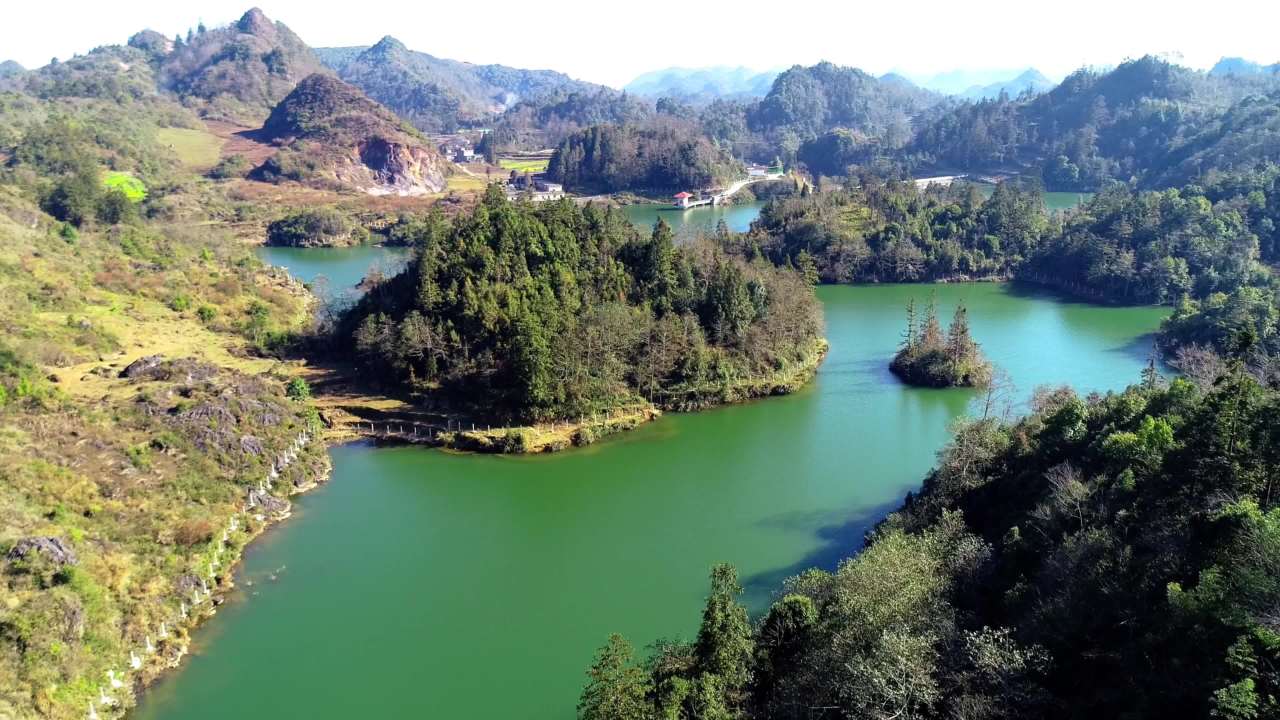 湖光山色的宁静之美