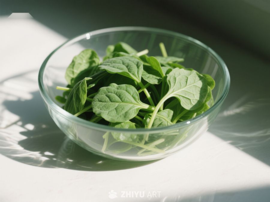 阳光下的绿叶蔬菜 578