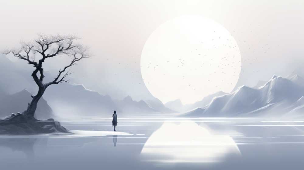 浅色背景艺术创意图