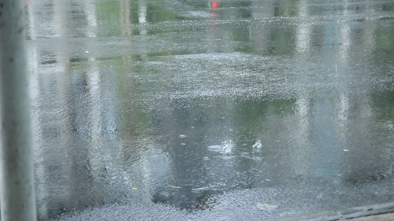 下雨水潭