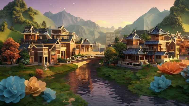 中国风国潮衍纸艺术 10