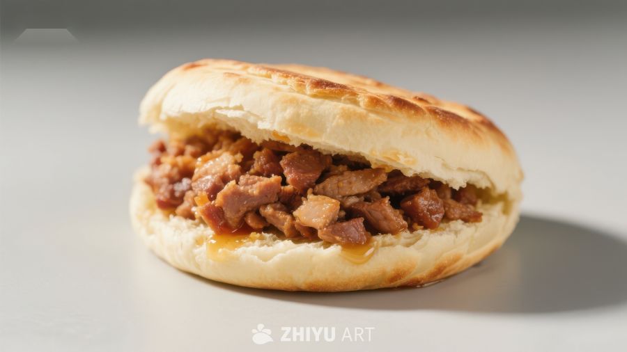 美味肉夹馍，传统中式快餐