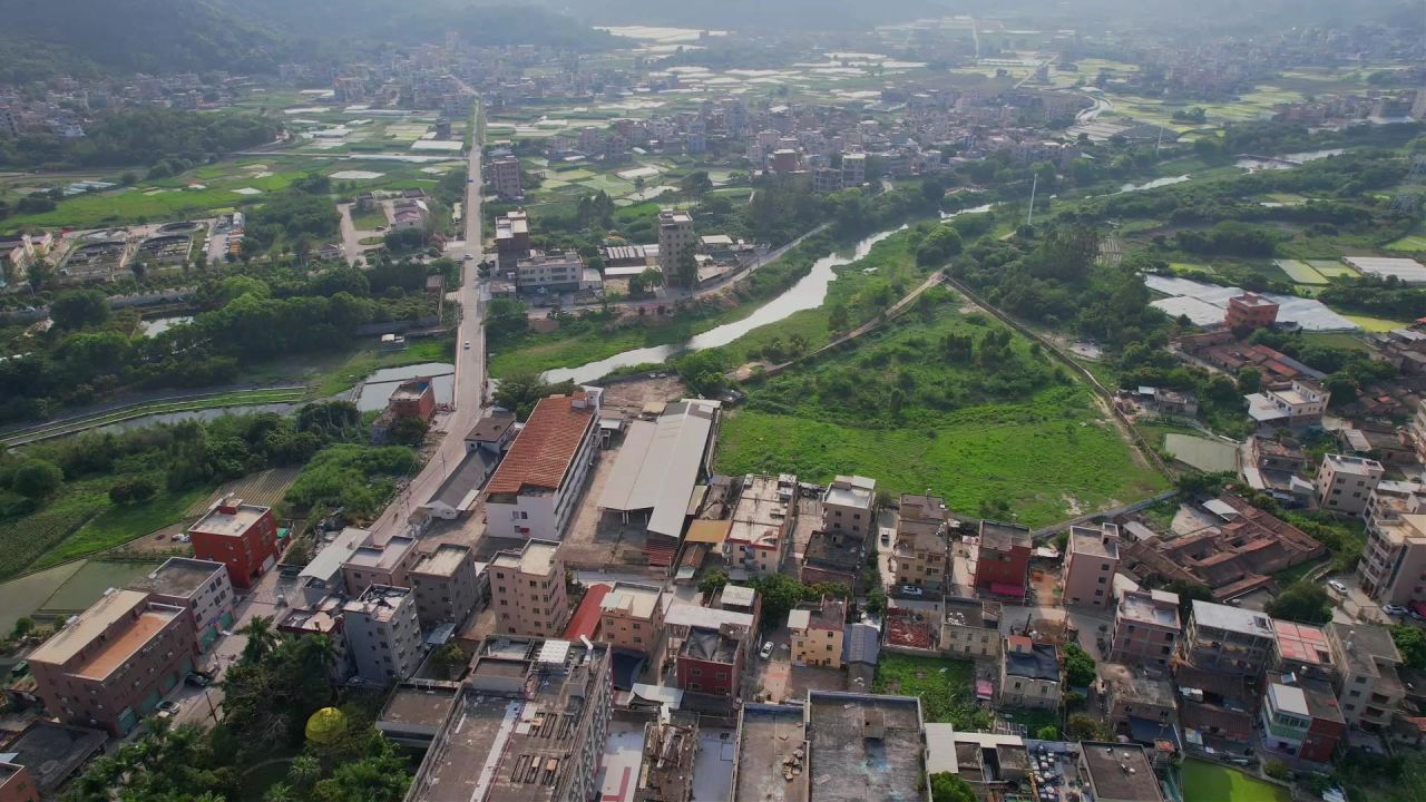 航拍福建厦门新农村景观 12