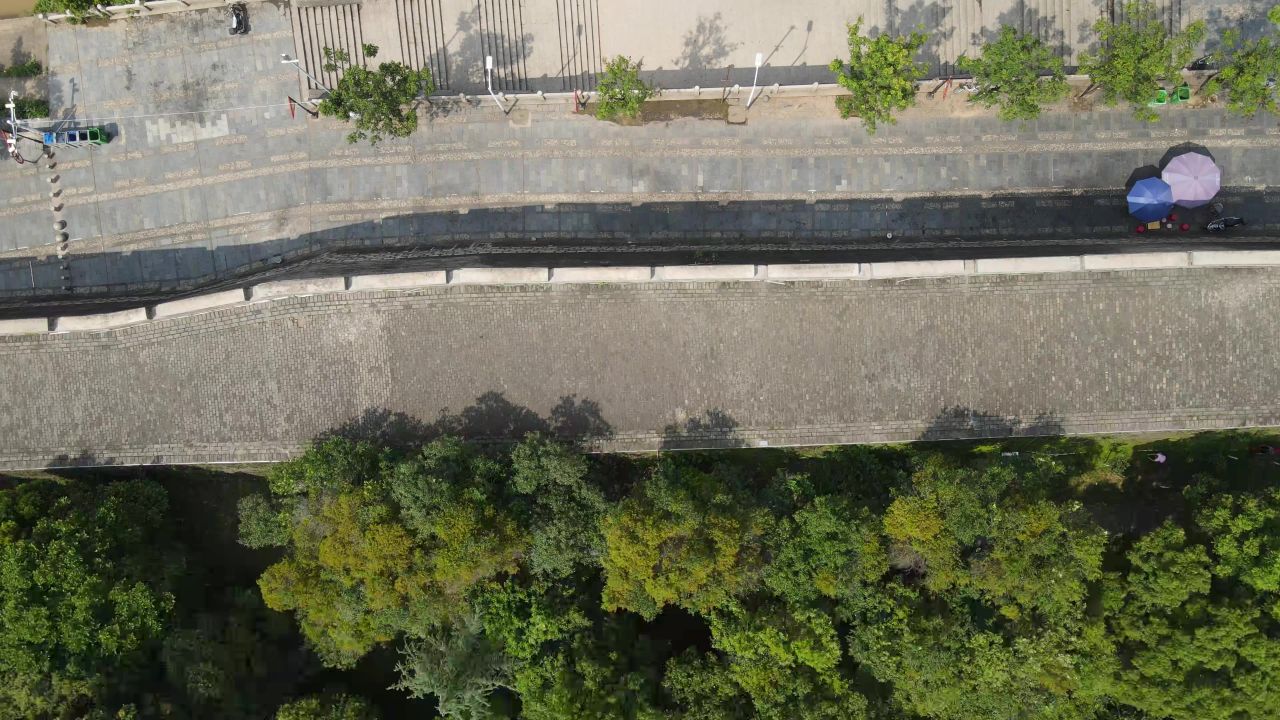  江西赣州江南宋朝4A景区航拍